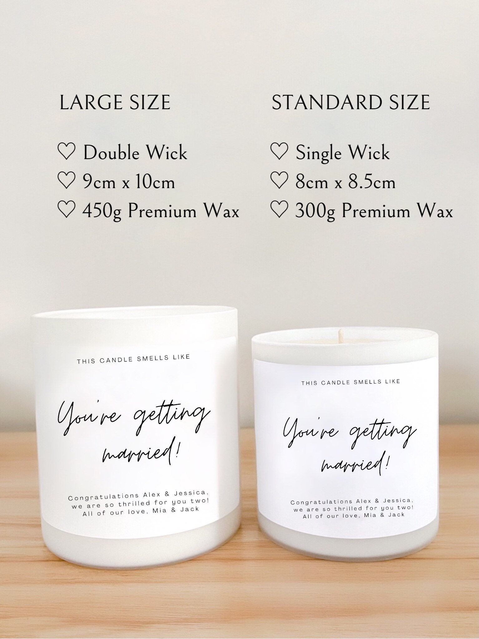 Wedding Engagement Gift This Candle Smells Like You're Etsy Australia