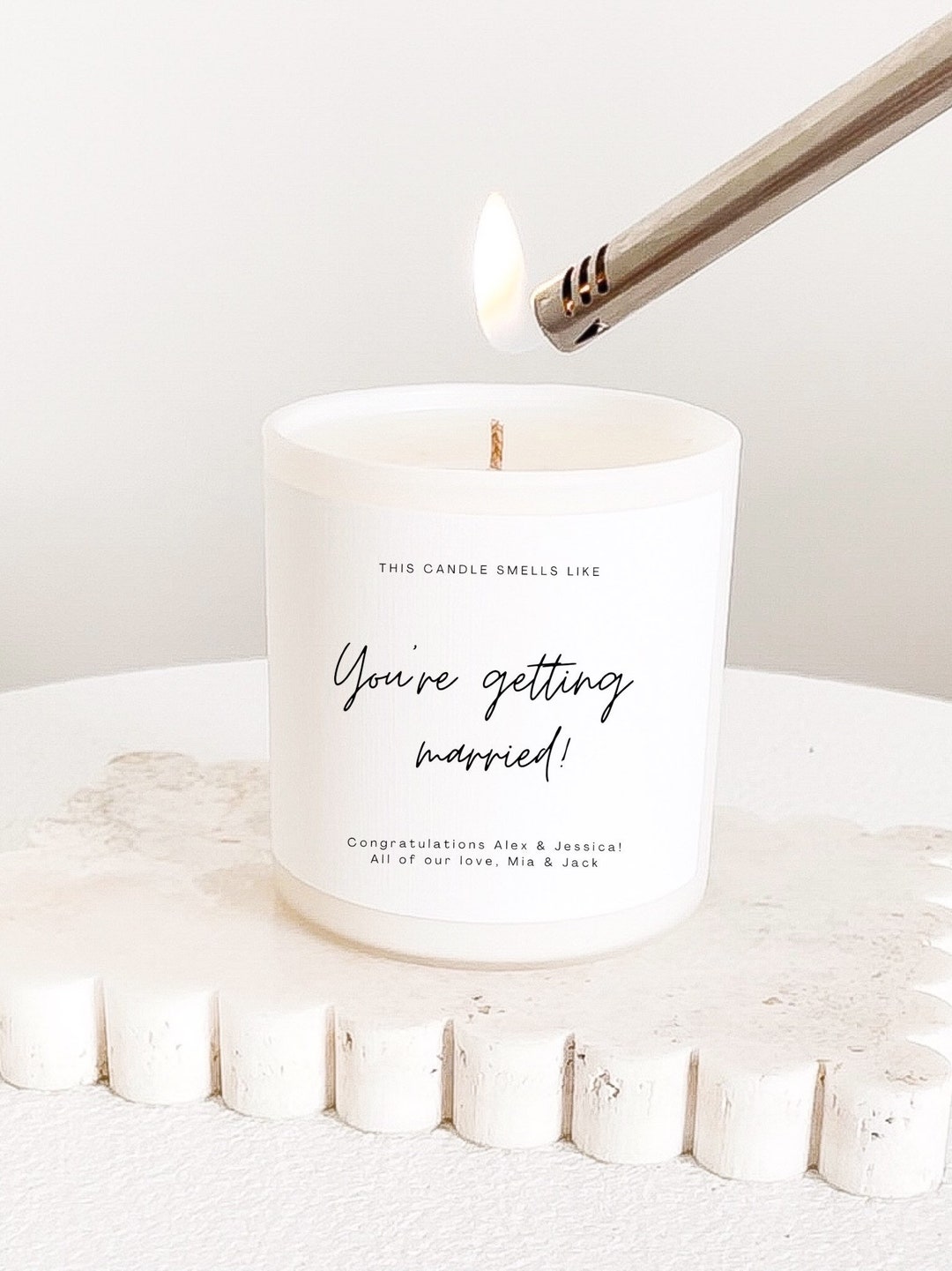 Wedding Engagement Gift This Candle Smells Like You're Getting Married
