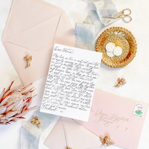Love Letter|Handwritten Love Letter|Calligraphy Love Letter|Valentines Letter|Wedding Letter|Anniversary Letter|Paper Anniversary|