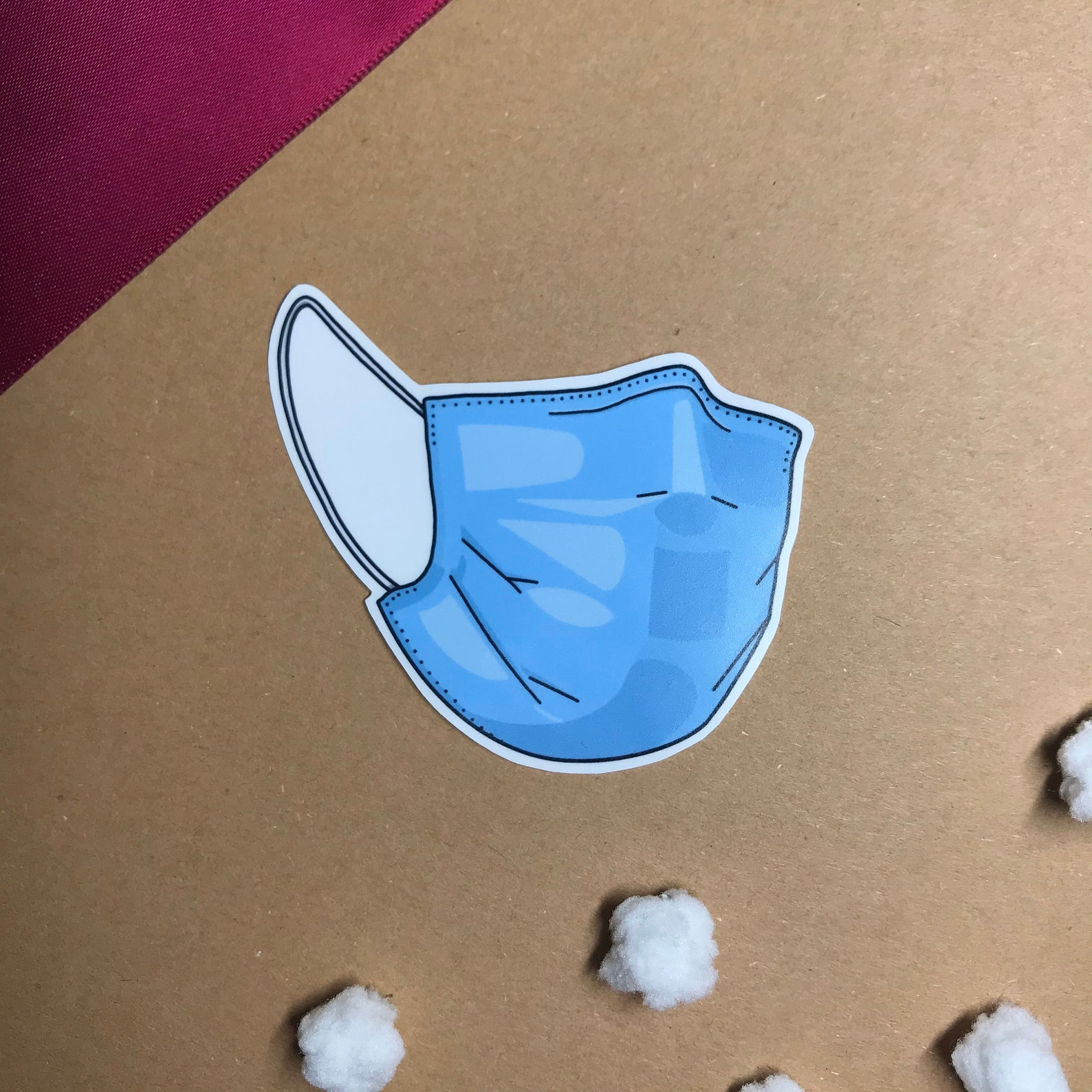 Mask Sticker Waterproof Wear A Mask Sticker Surgical Mask Etsy