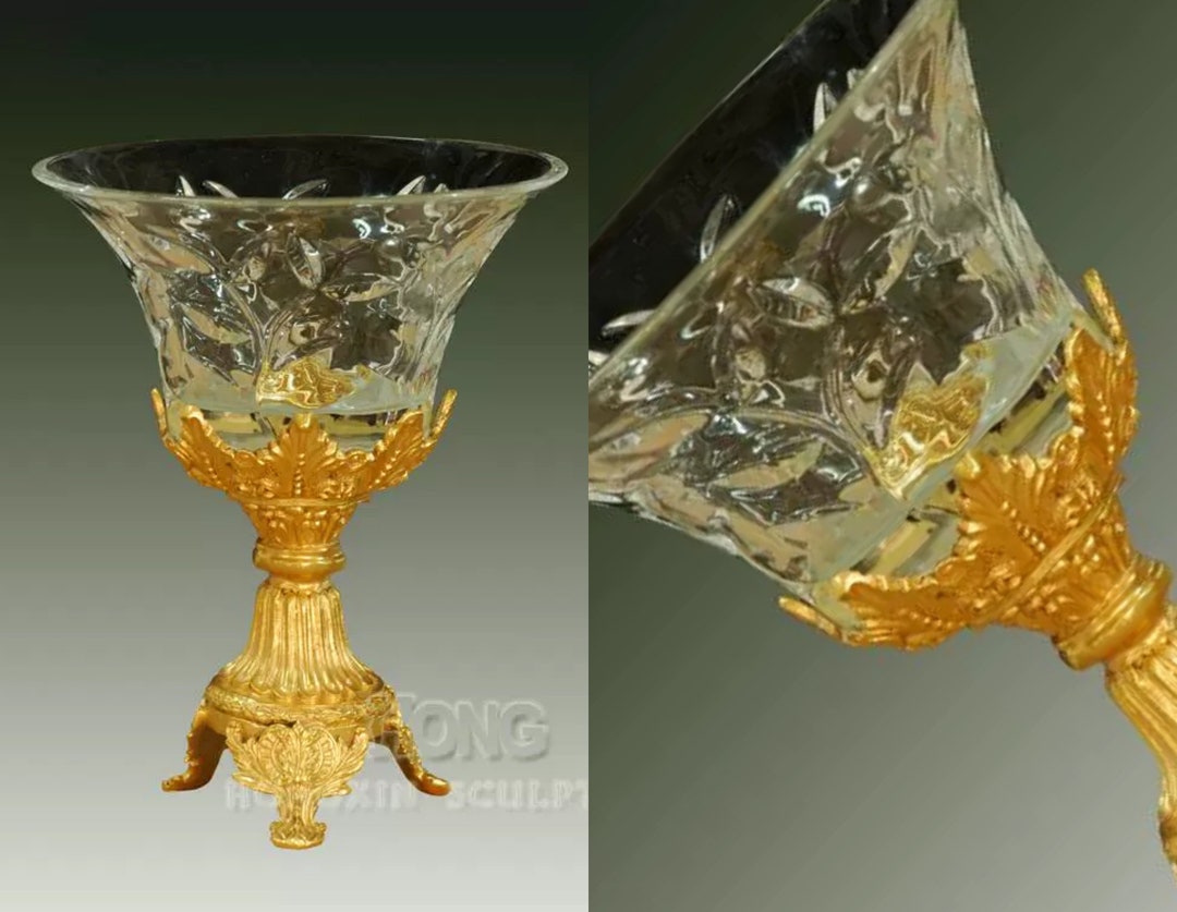 Candy Dishes Bronze Sculpture,candy Dishes Statues Home Decor, Utensils