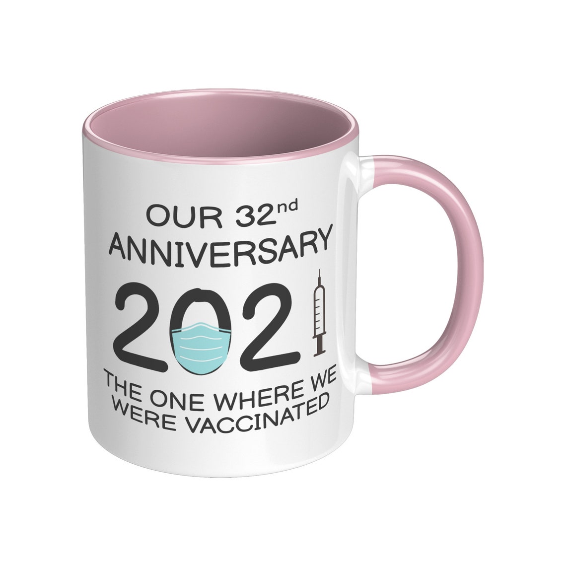 32Nd Anniversary Mug 32Nd Anniversary Gift For Him/Her 32Nd | Etsy