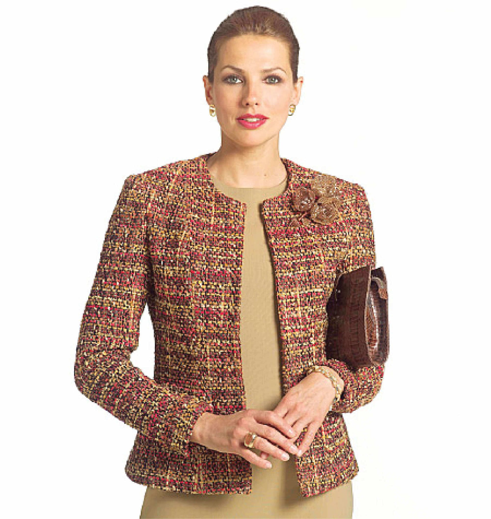 Womens Sewing Pattern Coco Chanel Style Jacket Collarless Etsy