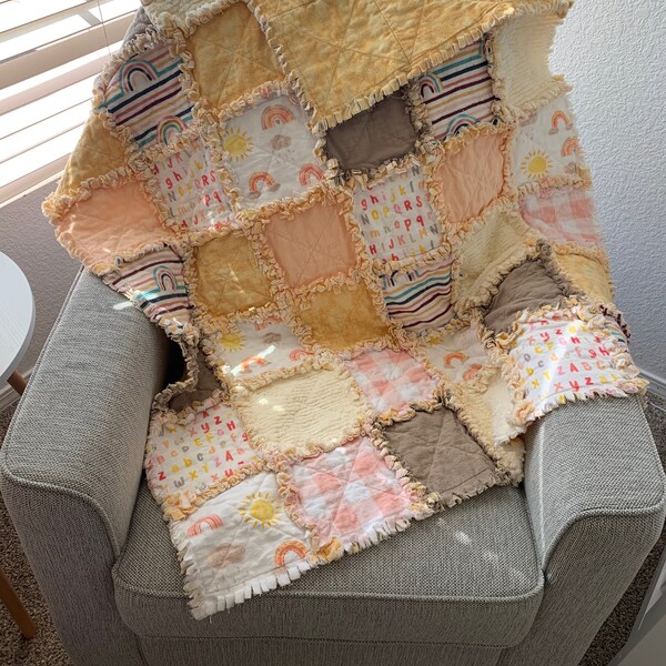 Flannel Rag Quilt Etsy