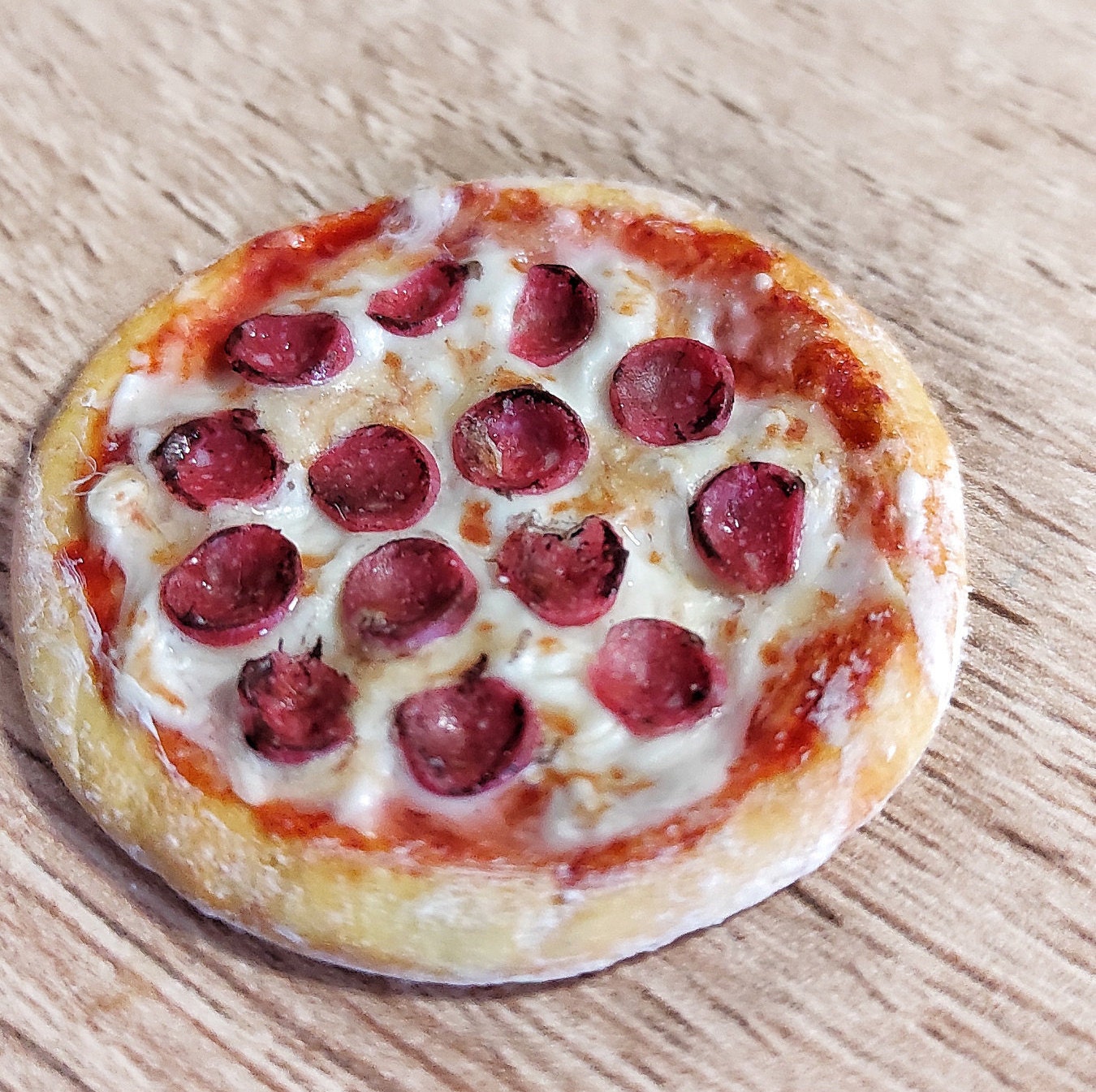 Polymer clay fast food pizza for dolls food for dolls Etsy