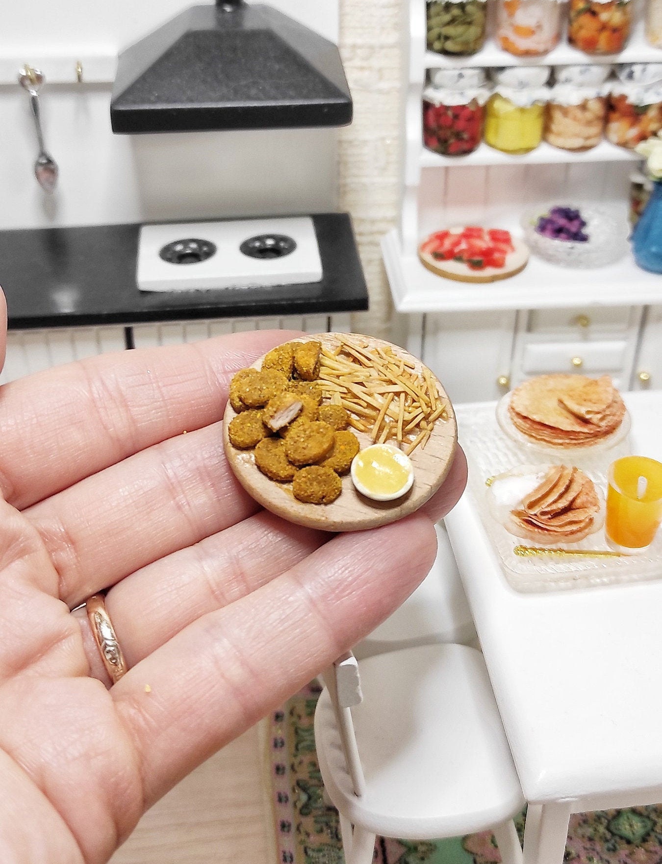 Polymer clay fast food french fries for dolls fries for Etsy