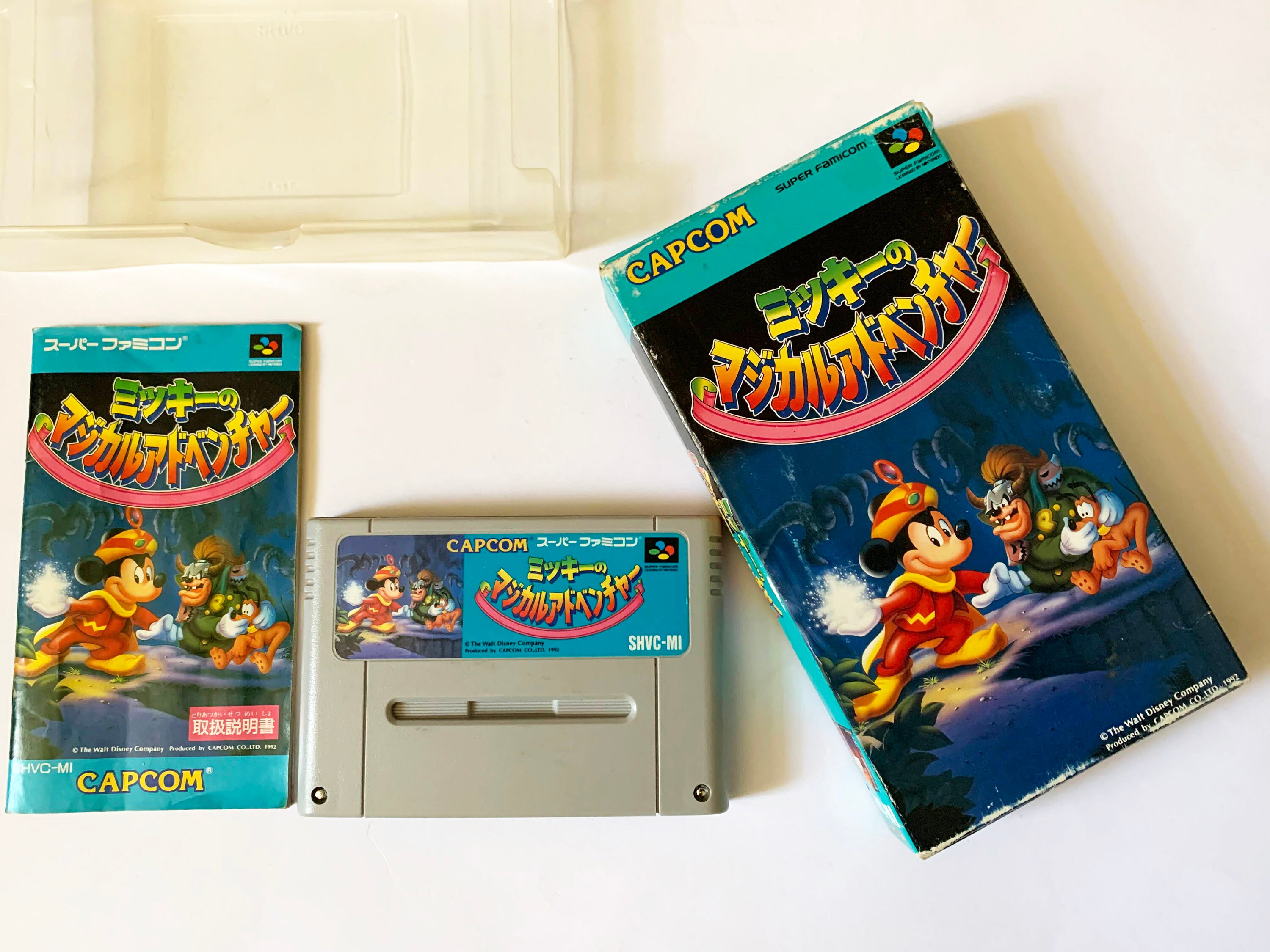 Sfc Mickey Magical Adventure Nintendo Disney Capcom Super Etsy