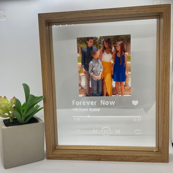 Spotify Picture Frame Etsy
