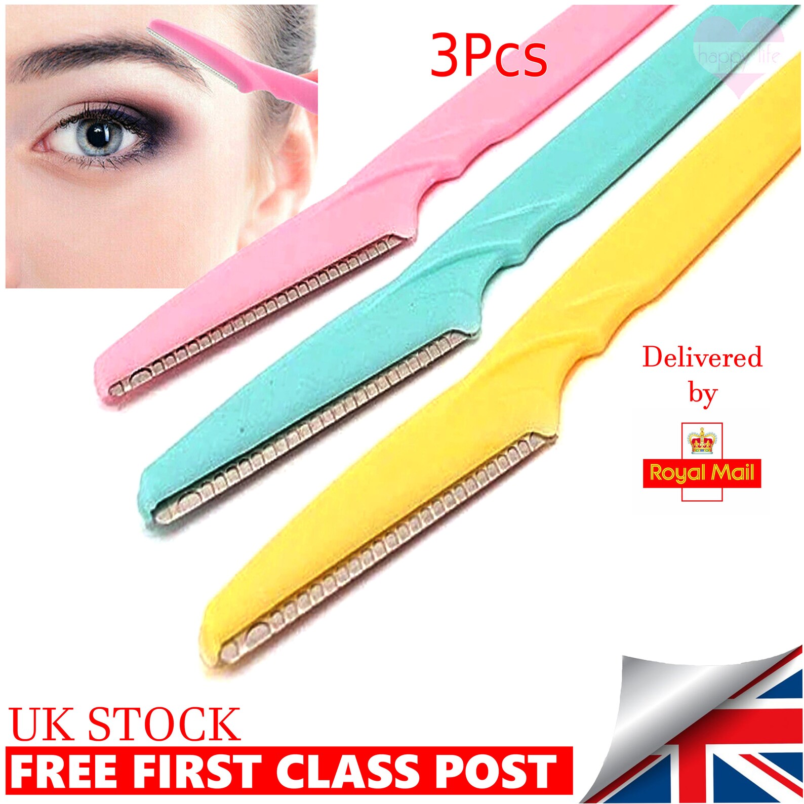 3 x Women Eyebrow Razor Trimmer Blade Removal Tool Shaver Face Etsy