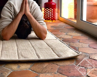 Tapis de Yoga en Chanvre et son sac de transport