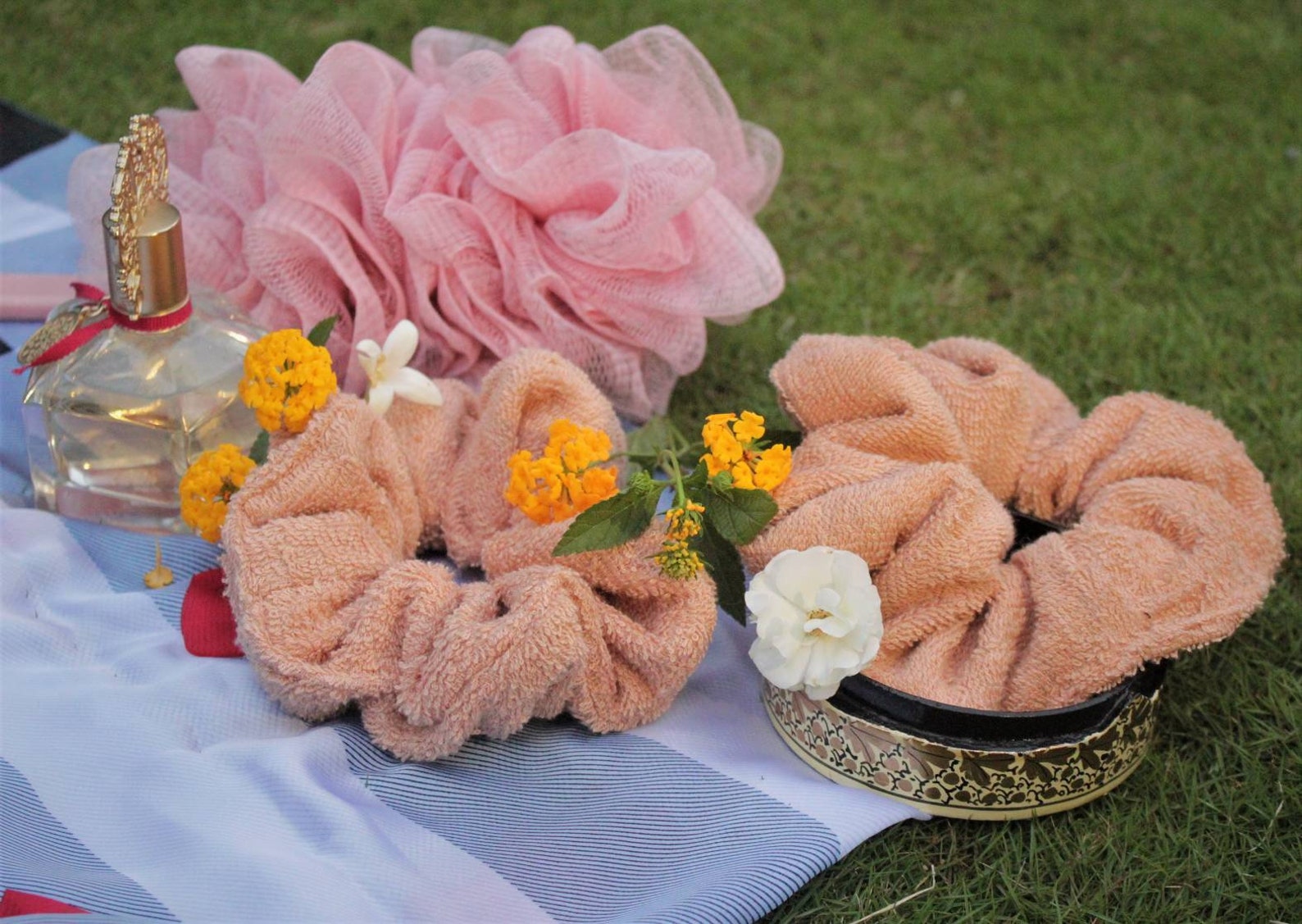 Comfortable Towel Scrunchies Wet Hair Scrunchies Hair Etsy