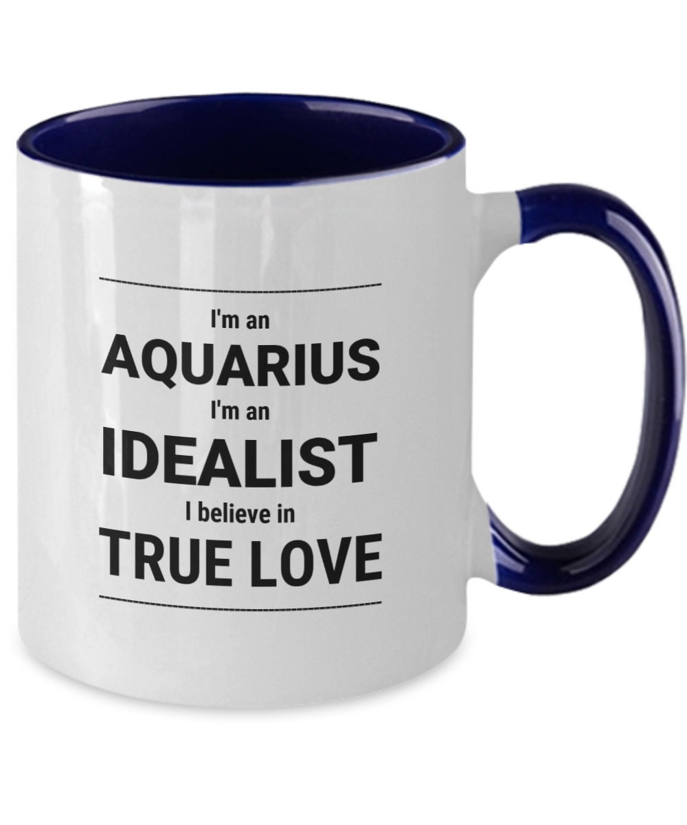 Aquarius cup Aquarius gift for men Aquarius birthday mug Etsy