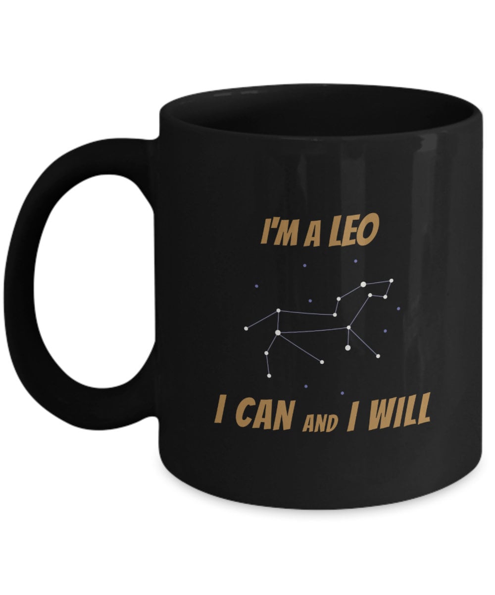 Leo gift for Leo zodiac mug Leo birthday gift for men or Etsy