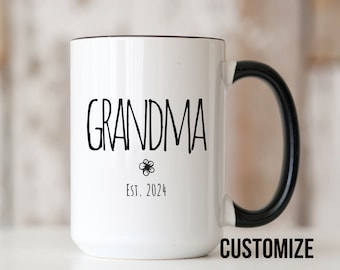 big round coffee cups Landscape Large Round Mug
