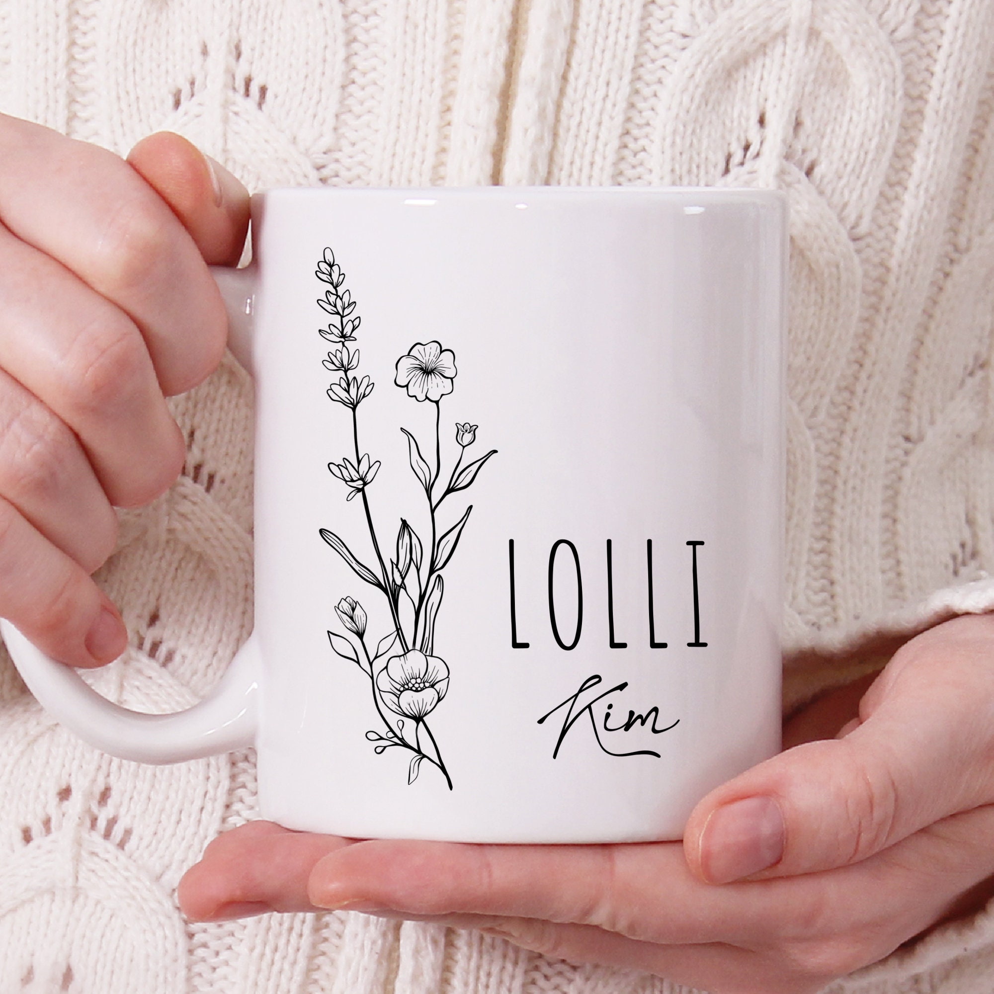 Lolli Mug, Personalized Pregnancy Announcement, Est 2025, Lolli Gift, Future Lollie Mug, New Baby Reveal, First Time Lolly, Christmas Gift