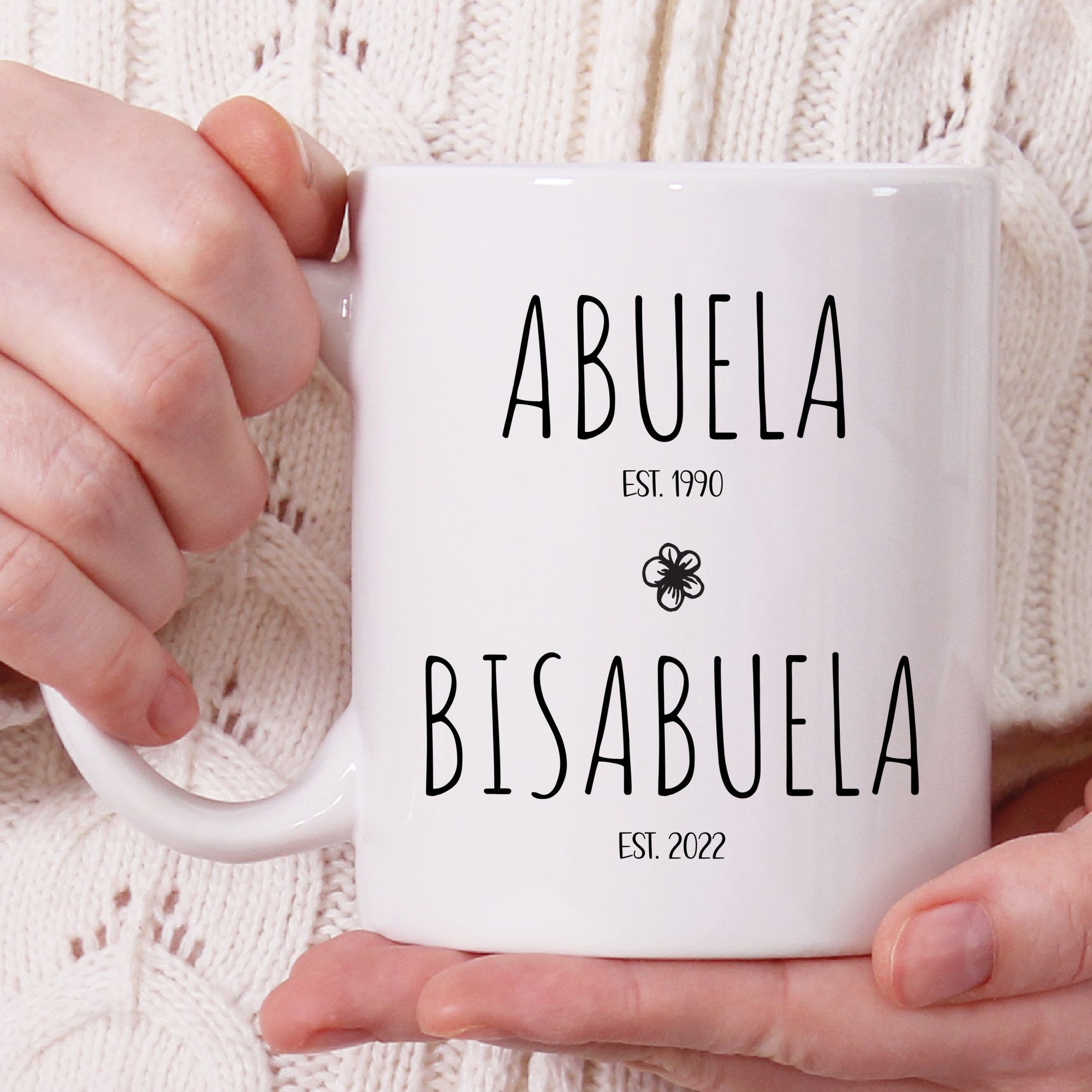 Bisabuela Mug, Personalized Pregnancy Announcement, Spanish Bisabuela Gift, Regalo Para Bisabuela Personalizado, Anuncio De Embarazo Taza