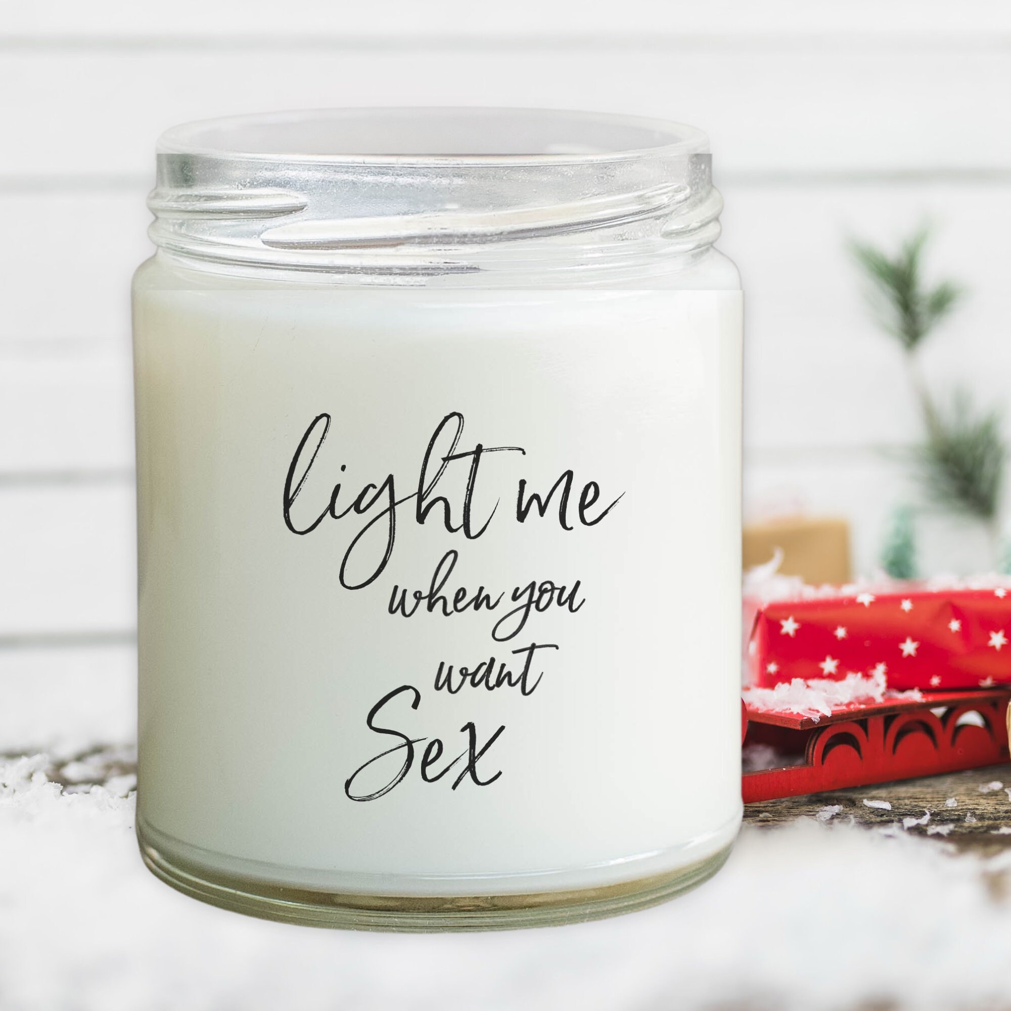 Sex Candle Light Me When You Want Sex Naughty Gift for