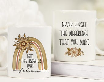 Cadeau de précepteur IP, Mug personnalisé NP, cadeau de remerciement de la meilleure préceptrice infirmière, appréciation des NP, tasse de préceptrice inf., cadeau d'infirmière préceptrice