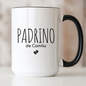 Padrino Mug, Personalized Padrino Proposal, Promovido a Padrino, Baptism Proposal Spanish, Custom Padrino Gift, Padrino De Bautizo Regalo