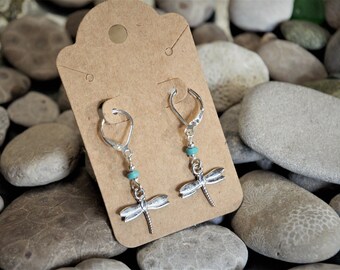 Dainty Dragonfly Earrings