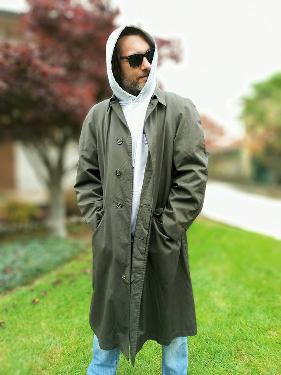 Men's raincoat Vintage waterproof original English