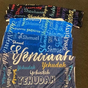 Personalized Name Blanket, Custom Baby Blankets, Kids Blanket, Family Christmas Gifts Bild 7