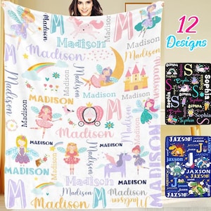 Personalized Baby Blanket: Custom Name & Photo, Soft Polyester