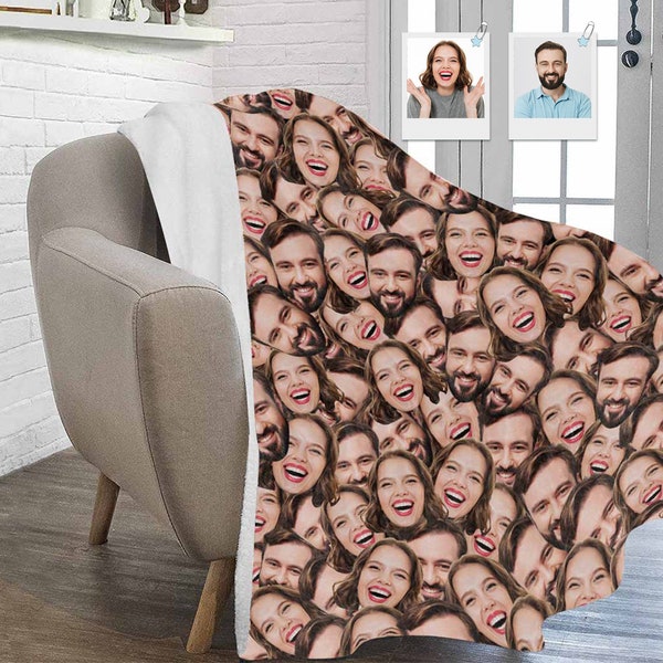 Custom Face Blanket Etsy