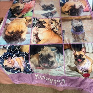Custom Photo Blanket Collage, Personalized Picture Blanket, Wedding Anniversary Gift, Christmas Gifts image 12