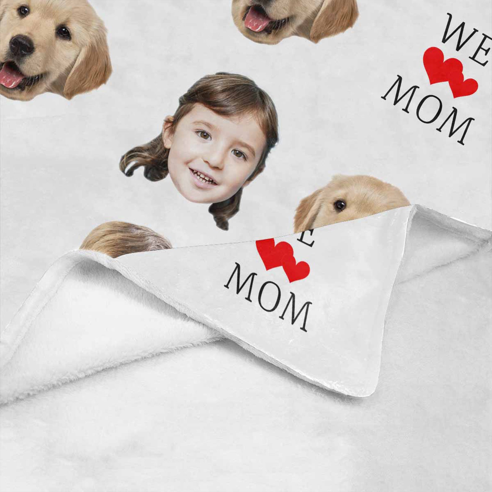 Love Mom blanket Personalized Mom Blanket Tapestry GIFT for Etsy