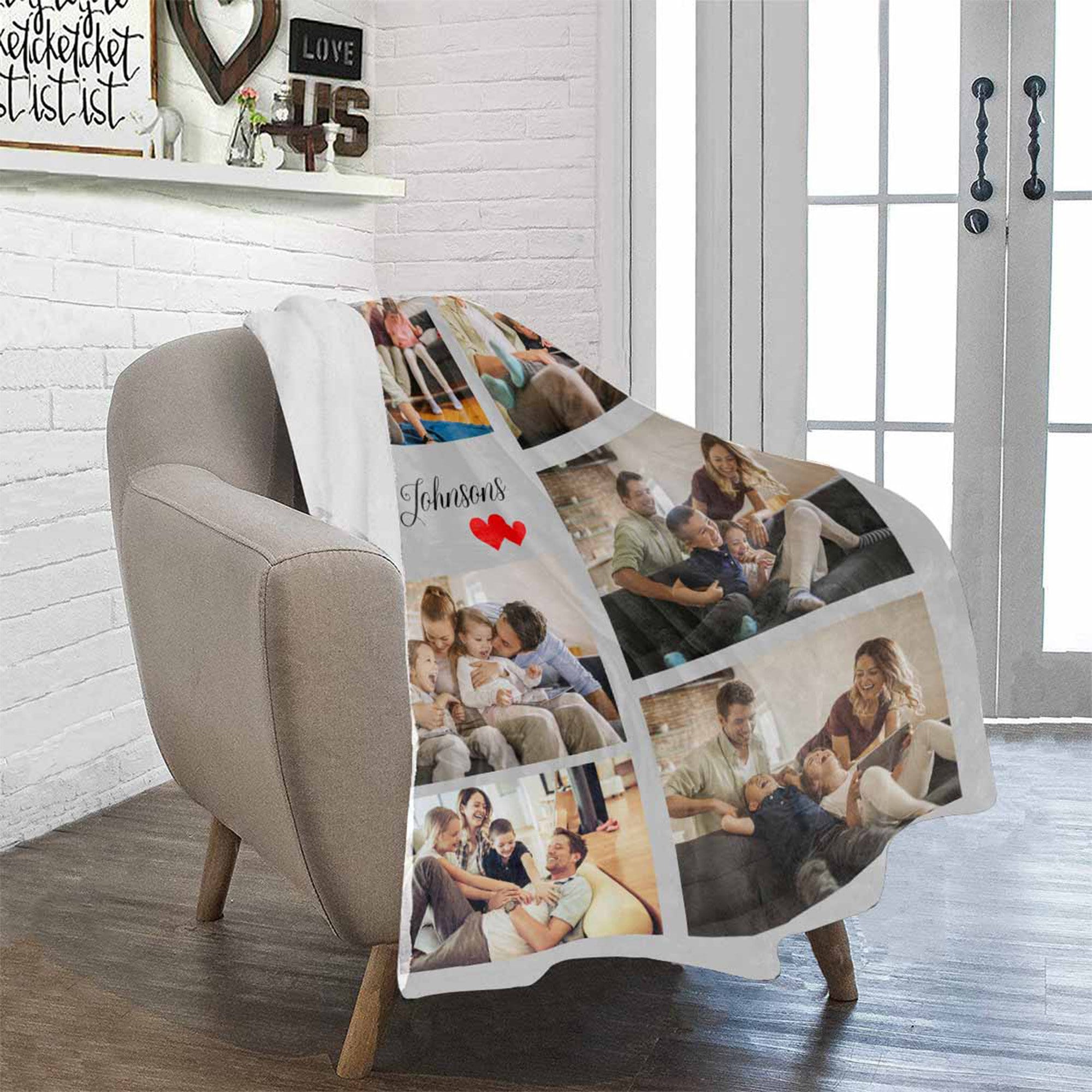 Custom photo blanket collage at margaret bower blog