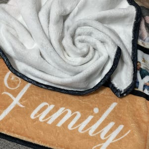 Custom Photo Blanket Collage, Personalized Picture Blanket, Wedding Anniversary Gift, Christmas Gifts image 16
