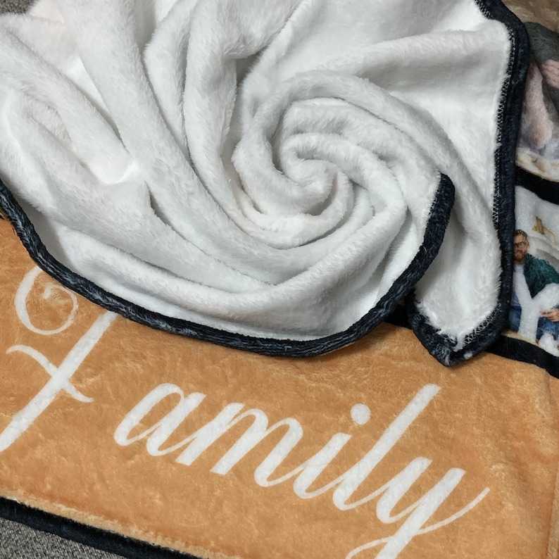 Custom Photo Blanket Collage, Personalized Picture Blanket, Wedding Anniversary Gift, Christmas Gifts image 16