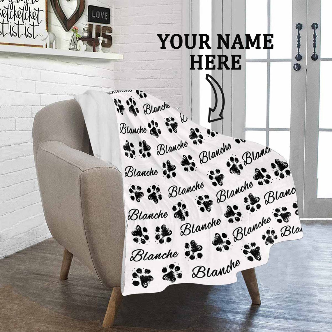 Custom blanket custom name blanket Personalized Blankets with Etsy