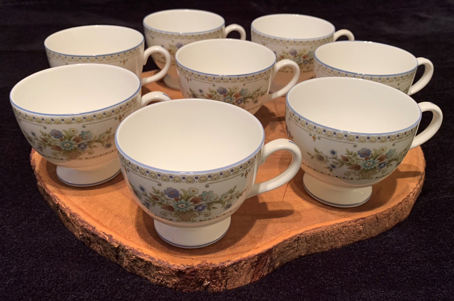 Vintage Wedgwood Petersham Pattern Fine Bone China 1976 Etsy