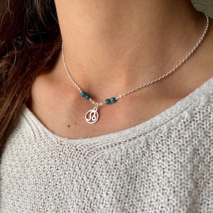 Collier signes du zodiaque - Bijou Fait main - Bijoux argent acier inoxydable ajustable - Pendentif signe astrologique au choix