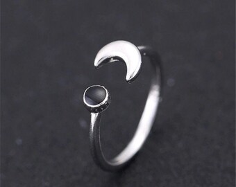 Mond Ring Etsy