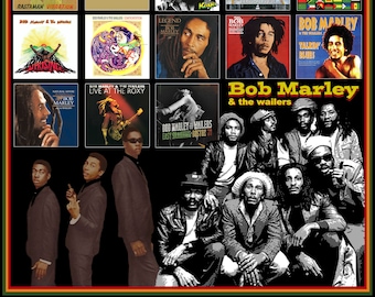 Bob Marley and the Wailing Wailers LP Cover Poster