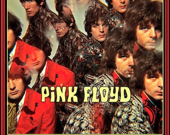 Pink Floyd, Piper at the Gates of Dawn LP Poster, Roger Waters, Syd Barrett, Nick Mason, Richard Wright