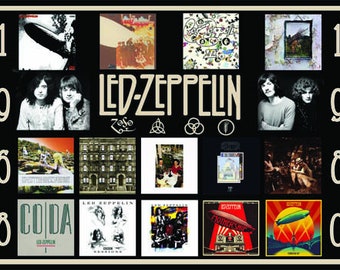 レッド・ツェッペリン: ジミー・ペイジ 24 x 36 インチ ロール