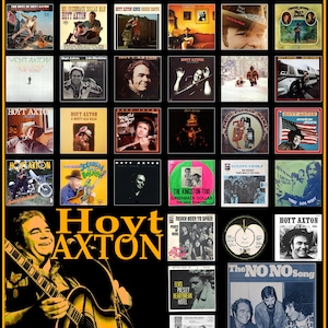 Hoyt Axton 18&quot;x24&quot; Poster (Three Dog Night, Elvis Presley, Steppenwolf, Kingston Trio, Ringo Starr No No Song, The Pusher, Joy to the World,