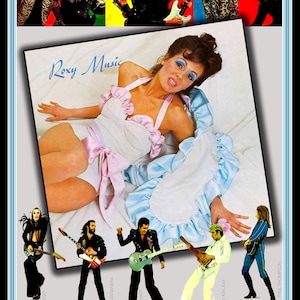 Roxy Music, Brian Eno, Bryan Ferry, Phil Manzanera, Andy Mackay, Paul Thompson Poster