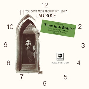 Jim Croce Time In A Bottle Custom Wall Clock 8.78" Round