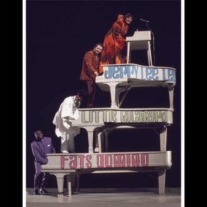 16&quot;x20&quot; Poster featuring Jerry Lee Lewis, Fats Domino, Little Richard and Brian Auger
