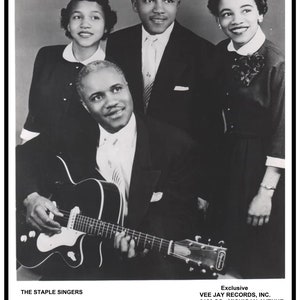 Staples Singers 18&quot;x24&quot; Promo Photo Poster (Pops Staples, Mavis Staples)