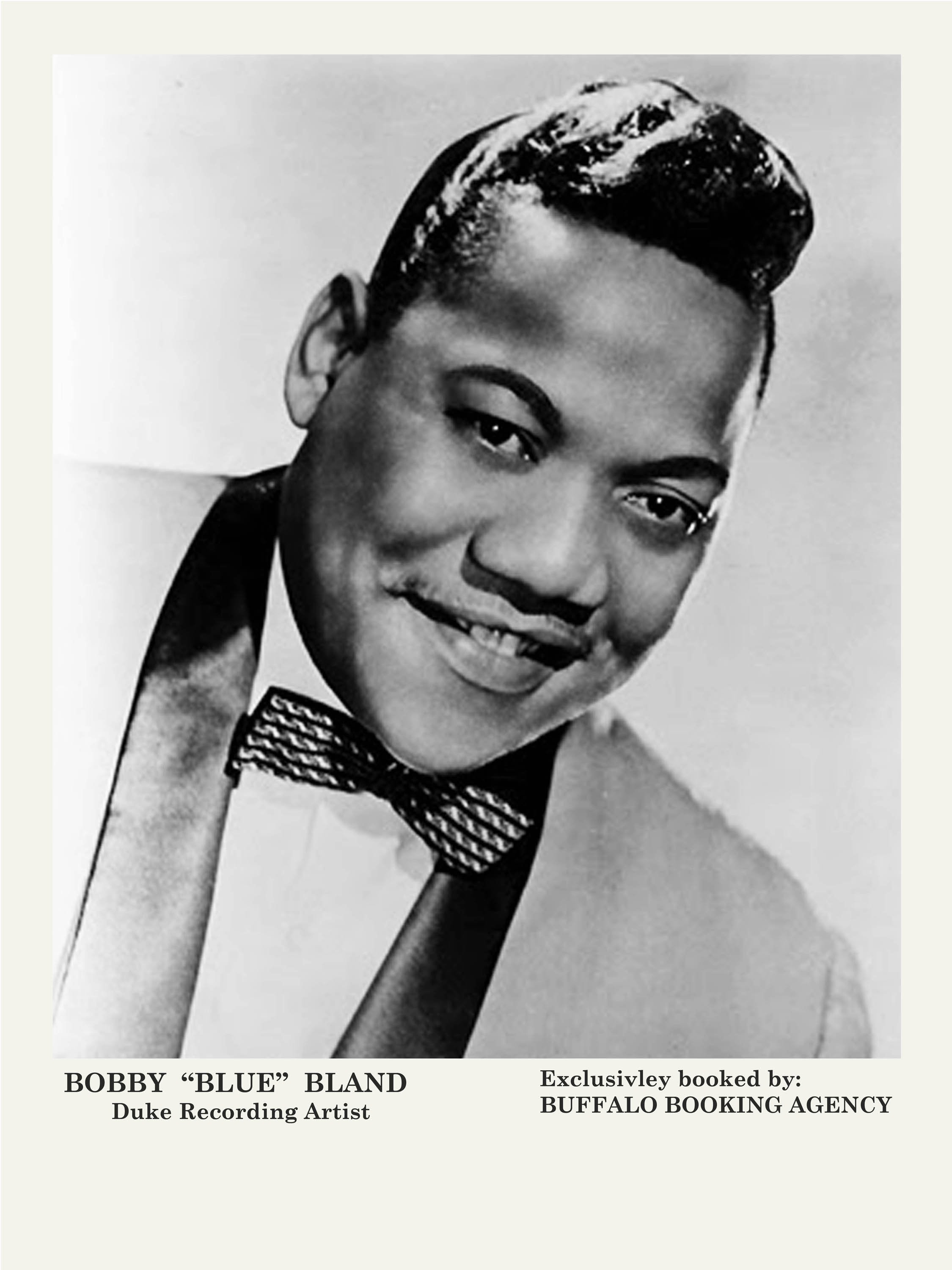 Bobby Blue Bland 18x24 Promo Photo Reproduction Poster B.B. King, Blues