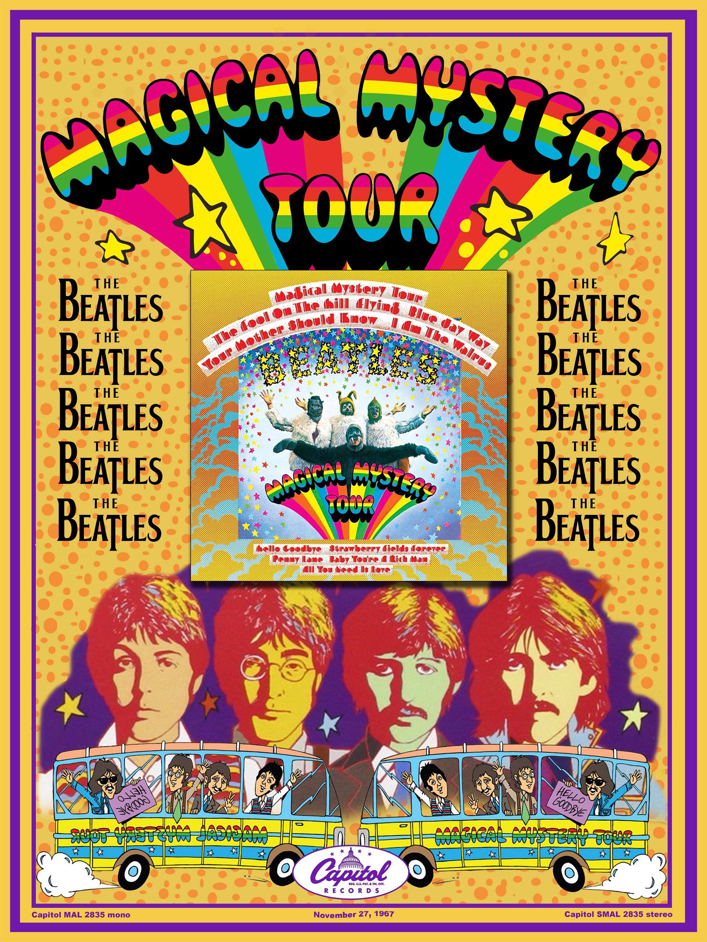 the magical mystery tour poster