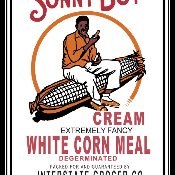 Sonny Boy Williamson Sonny Boy Flour 18"x24" Poster. King Biscuit Time, Robert Lockwood Jr., Blues Harp, Helena, Mississippi Delta Blues