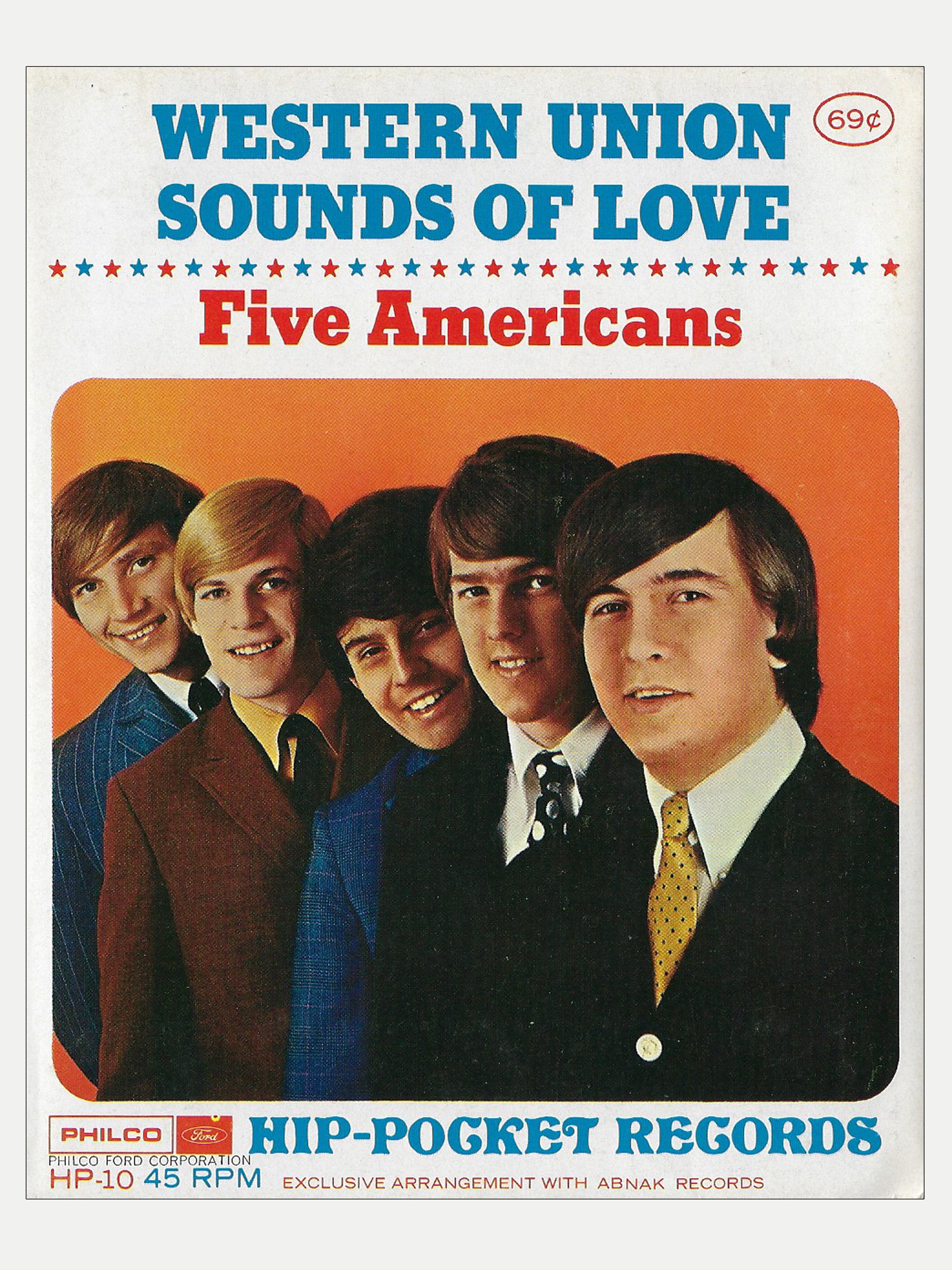 米7” The Five Americans Sound Of Love AB120 Abnak Records /00080 Amazon.com: The Five Americans ‎- Western Union / Sound Of