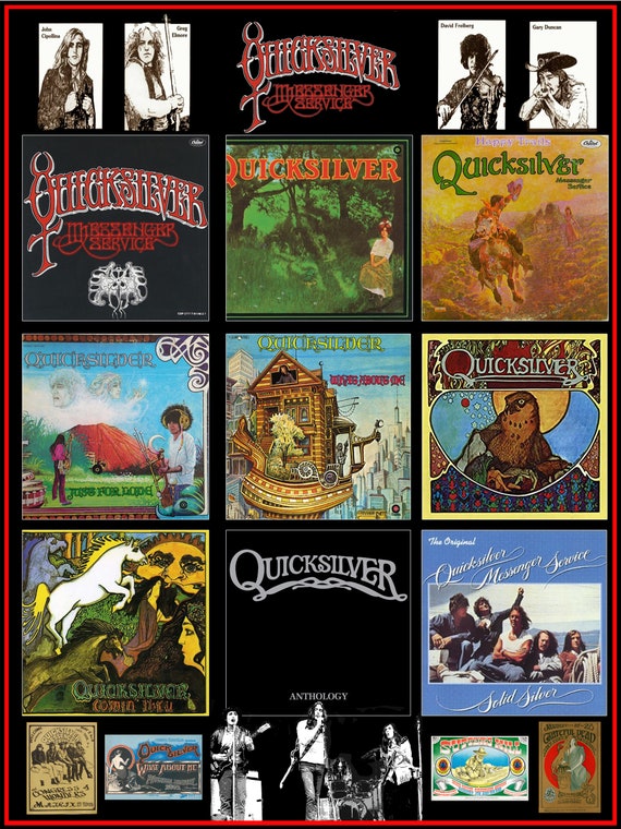 Quicksilver Messenger Service John Cippolina LP Cover Poster Etsy